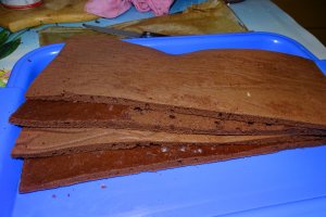 Desert prajitura cu crema de portocale