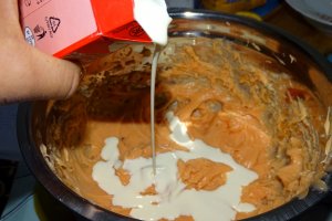 Desert prajitura cu crema de portocale
