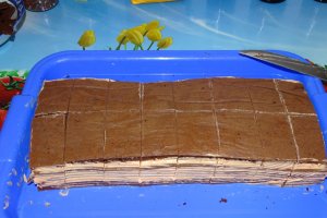 Desert prajitura cu crema de portocale