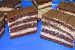 Desert prajitura cu crema de portocale