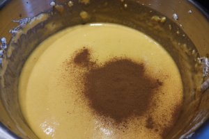 Desert chec cu dovleac si ciocolata