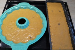 Desert chec cu dovleac si ciocolata