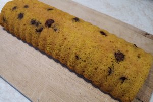 Desert chec cu dovleac si ciocolata