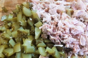 Salata a la Olivier, fara maioneza