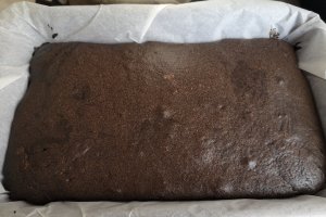 Desert prajitura cu ciocolata, caramel si mascarpone