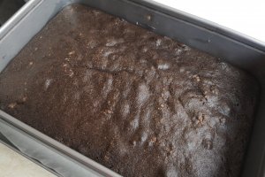 Desert prajitura cu ciocolata, caramel si mascarpone
