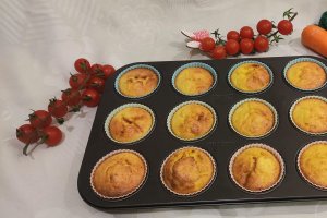 Aperitiv briose cu legume si branza sarata