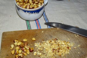 Desert cu ciocolata, zmeura si caise