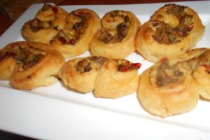 Aperitiv palmieri cu ciuperci