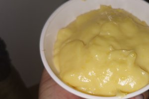 Desert fara coacere, cu crema de vanilie