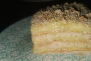Desert fara coacere, cu crema de vanilie