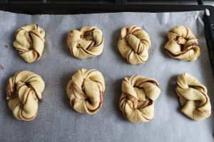 Desert Chocolate babka buns