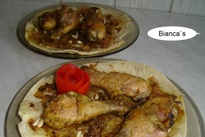 Pui cu ceapa caramelizata
