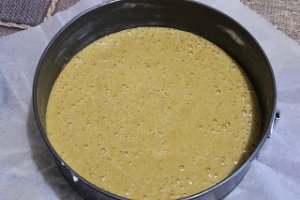 Desert prajitura cu crema de branza