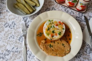 Cotlet de porc in sos de chimen