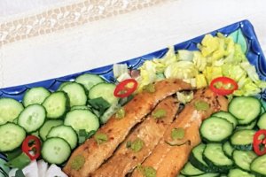 Salata cu hering afumat