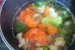 Supa de curcan cu mazare, conopida, broccoli si galuscute-6
