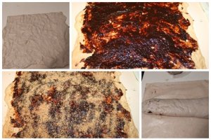 Desert rulouri cu magiun de prune si nuca