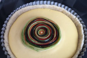 Tarta spiralata cu legume