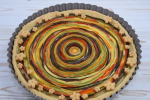 Tarta spiralata cu legume