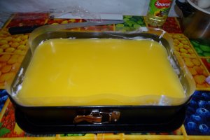 Desert prajitura cu jeleu de portocale