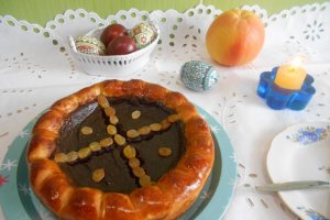 Desert pasca cu ciocolata