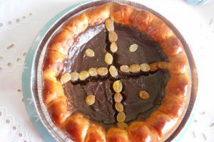 Desert pasca cu ciocolata