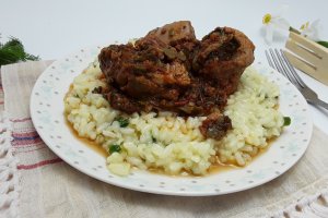 Friptura de miel cu garnitura de orez