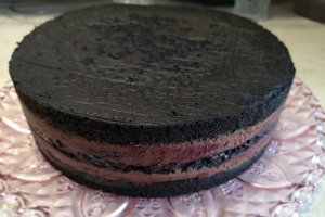 Desert tort cu ciocolata si afine