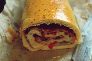 Pizza rulata