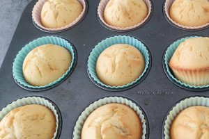 Desert cupcakes cu ganache de kinder bueno