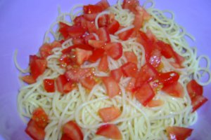 Tort de spaghete la tigaie