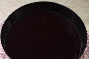 Desert cheesecake cu mure si jeleu de mure