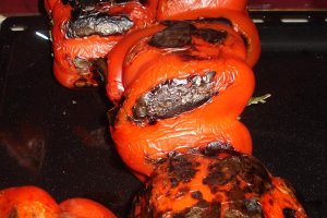 Tarta cu ardei copti