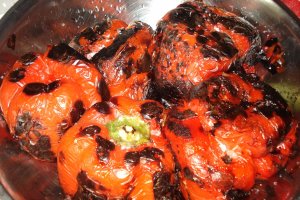 Tarta cu ardei copti