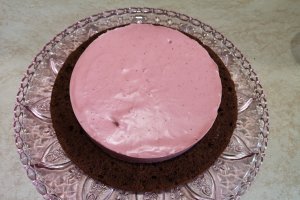 Desert tort cu capsuni si ciocolata