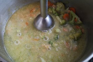 Supa crema de naut cu broccoli