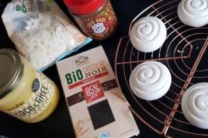 Desert inghetata parfait cu cocos
