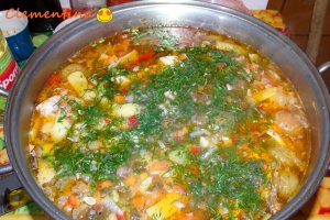 Ciorba de pui cu legume