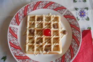 Desert gofre simple