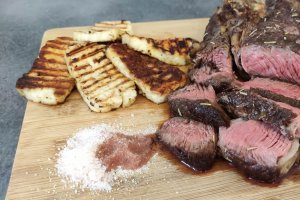 Friptura de vita cu os la grill