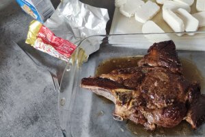 Friptura de vita cu os la grill