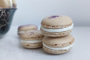 Desert macarons cu vanilie