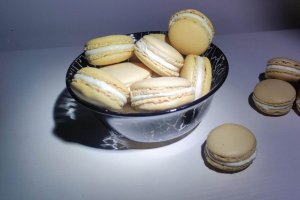 Desert macarons cu vanilie