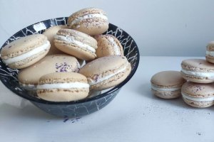 Desert macarons cu vanilie