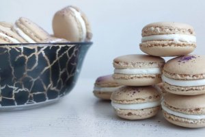 Desert macarons cu vanilie