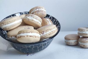 Desert macarons cu vanilie