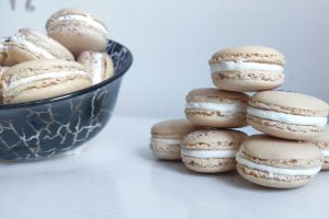 Desert macarons cu vanilie