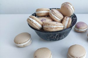 Desert macarons cu vanilie