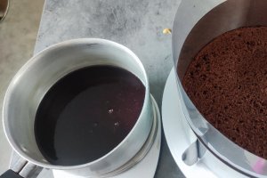 Desert tort cu afine si ciocolata alba